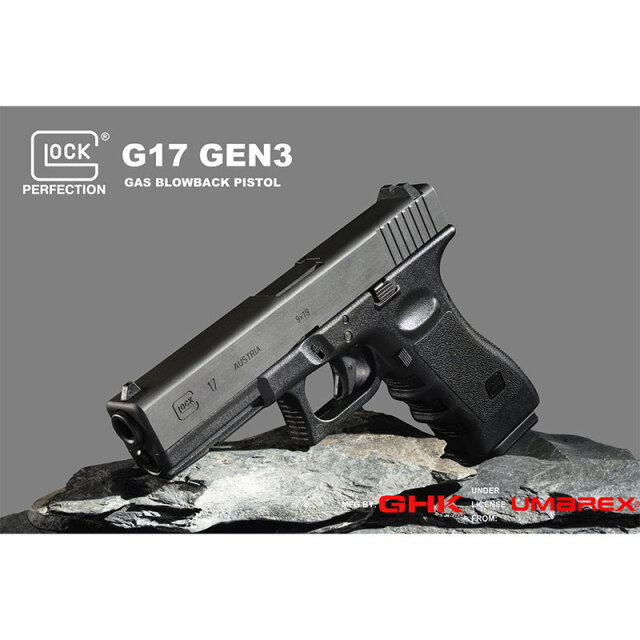 GHK/Umarex GLOCK17 Gen.3 ガスブローバックピストル (JP Ver./Official Licensed)