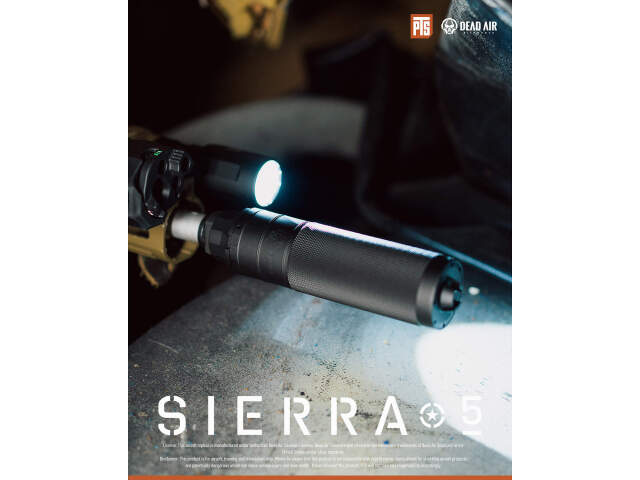 PTS Dead Air Sierra 5 Mockサプレッサー (non US ver.) Black