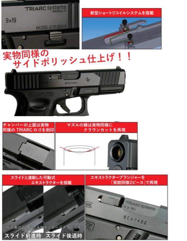 マルイ グロック19  G19 カスタム　デトネーター　サイド