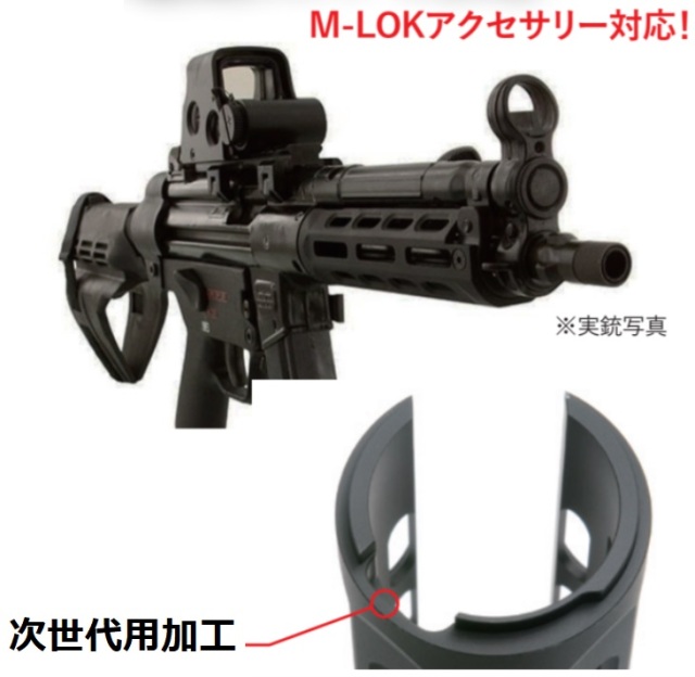 WIITECH マルイ次世代MP5対応KE Armsタイプアルミハンドガード