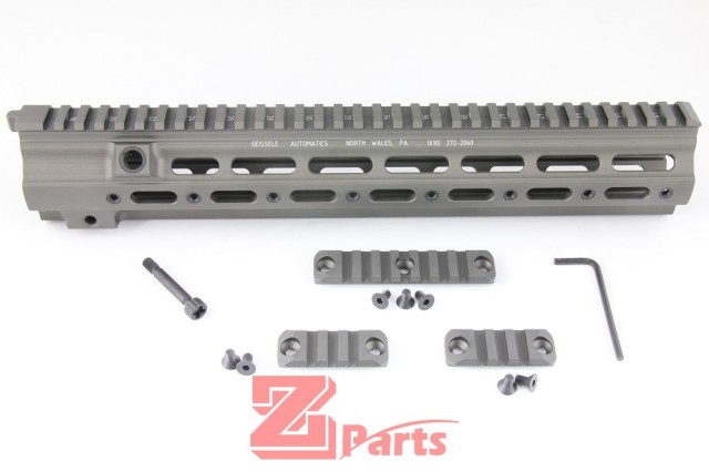 Zparts HK416 geissele タイプ SMRレール 14.5''