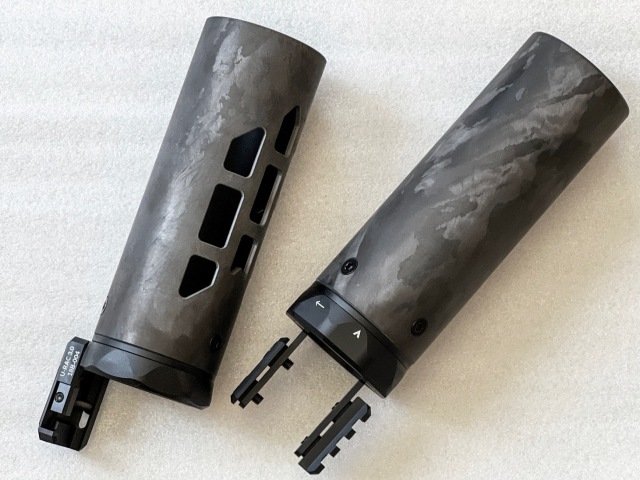 Angrygun MODTAC タイプ MRAC/URAC カーボンサプレッサーシールド 6.5in